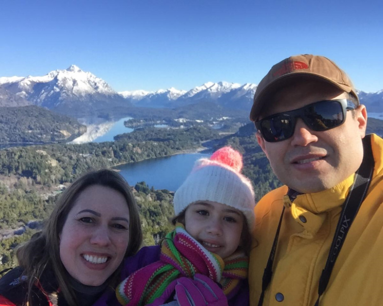 BARILOCHE (Argentina) - Laís, Isabela e Estevão, se conectaram com a natureza intocada da Patagônia.